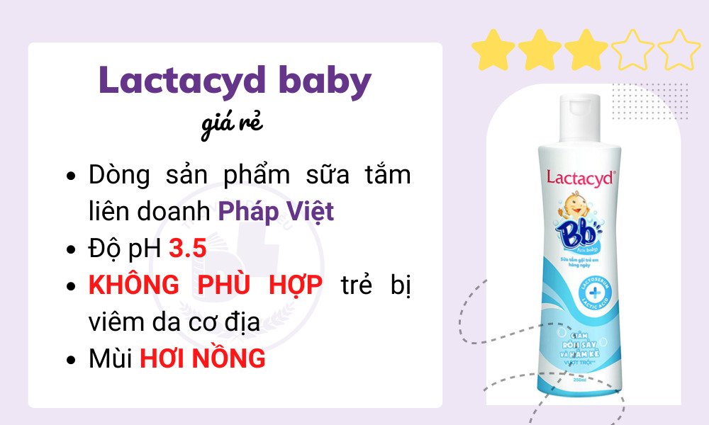 Sữa tắm Lactacyd baby