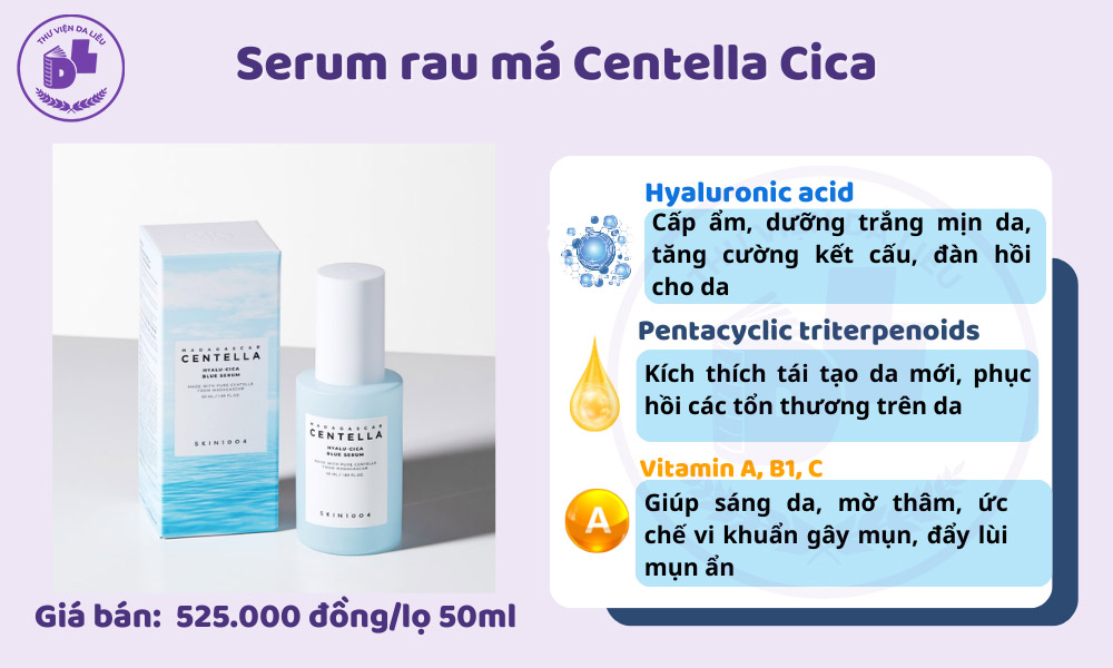 Serum trị mụn ẩn cho da dầu Centella Hyalu Cica