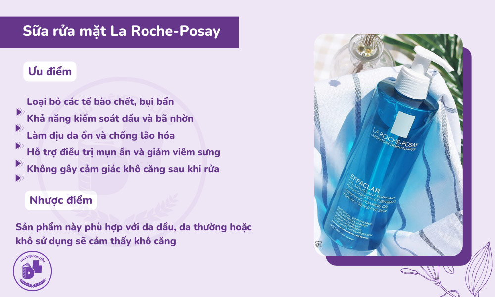 Sữa rửa mặt Laroche Posay cho da mụn ẩn